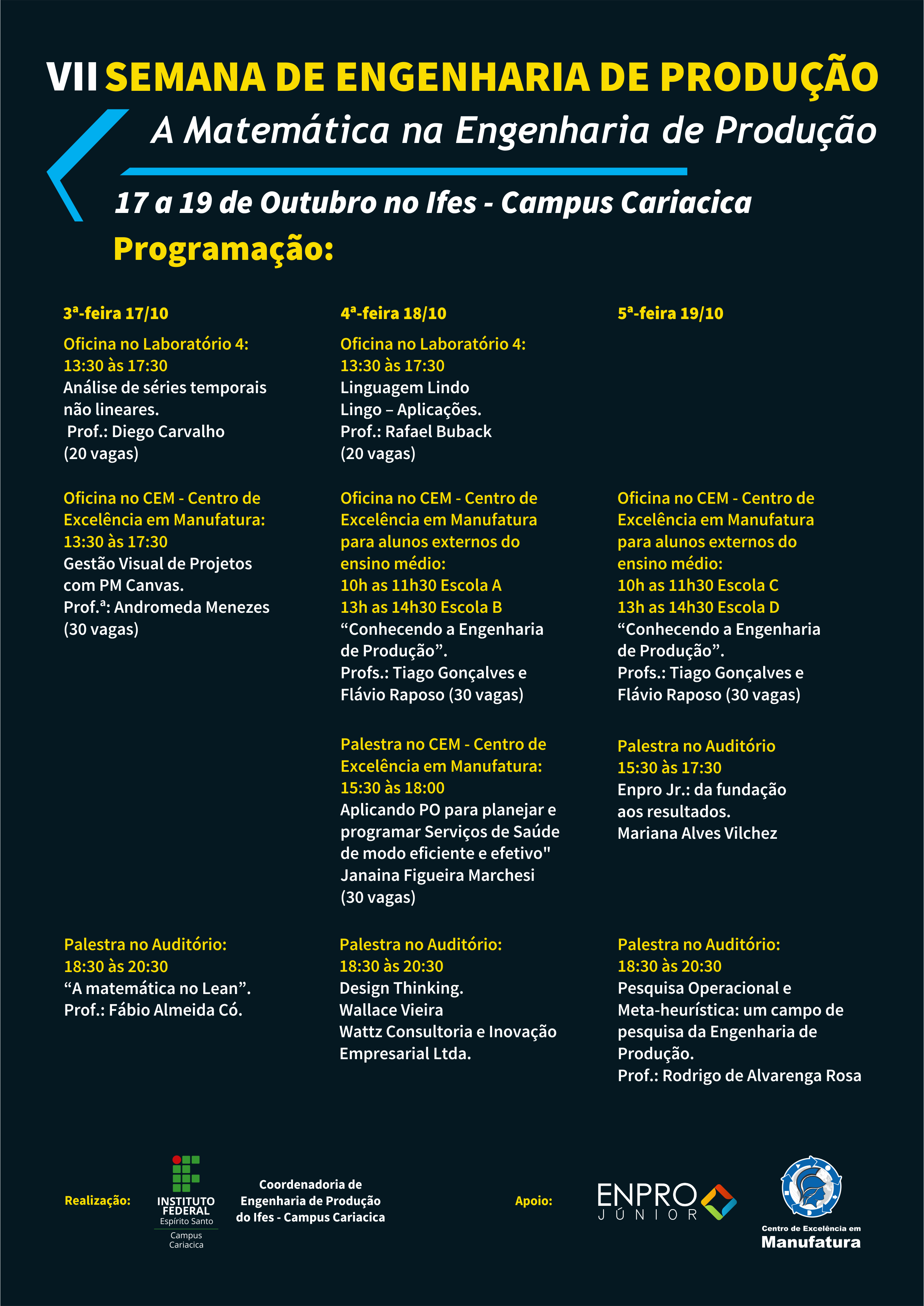 programacao sep cariacica