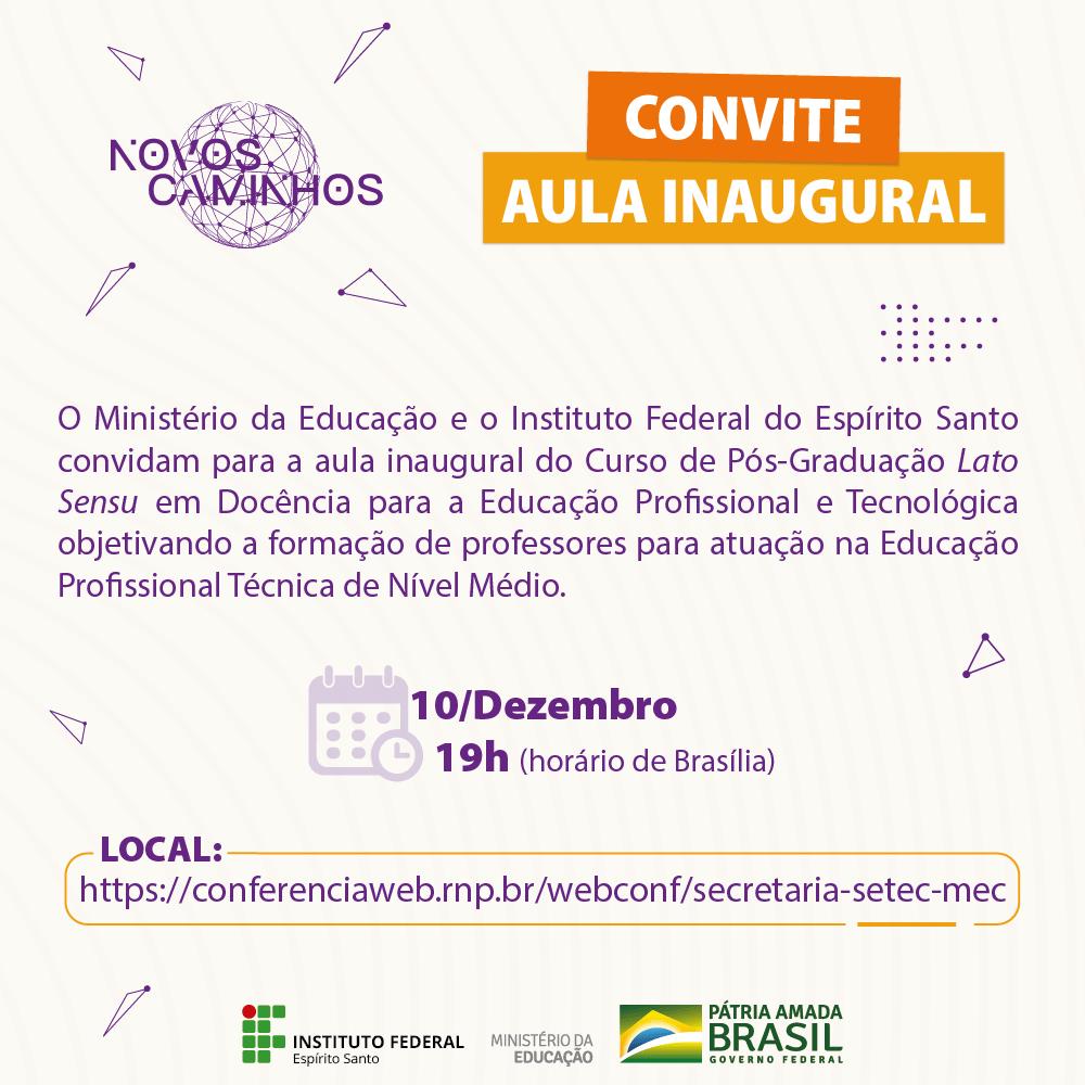 ConviteAulaInauguralDocentEPT 1