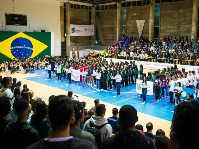 Confira fotos da cerimônia de abertura do JIF Sudeste