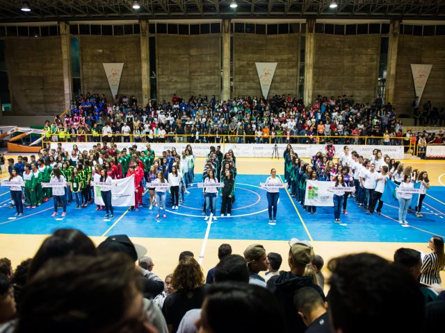 Confira fotos da cerimônia de abertura do JIF Sudeste