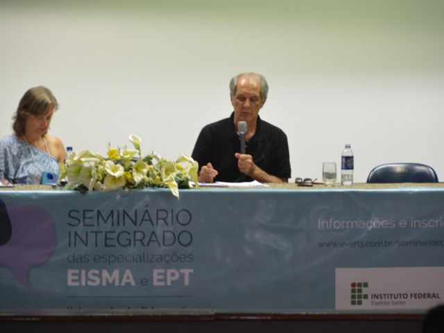 Abertura do Seminário Integrado das Especializações EPT e EISMA e da II Jornada de Educação e Divulgação em Ciências