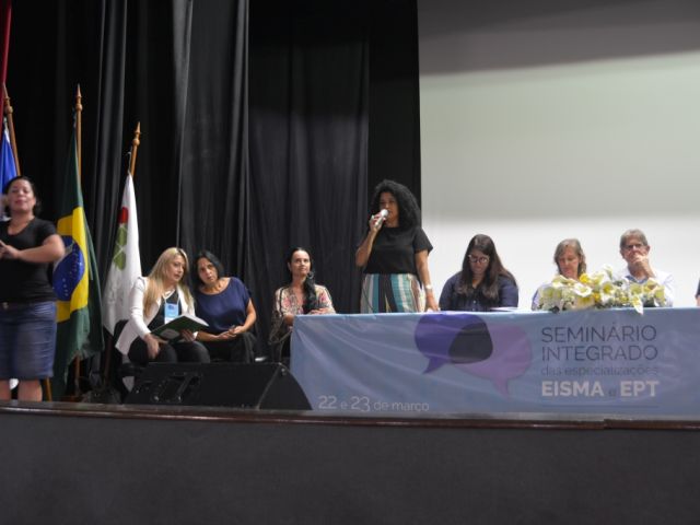 Abertura do Seminário Integrado das Especializações EPT e EISMA e da II Jornada de Educação e Divulgação em Ciências