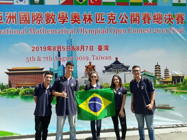 studantes do Ifes conquistam 44 medalhas em competições de matemática em Taiwan