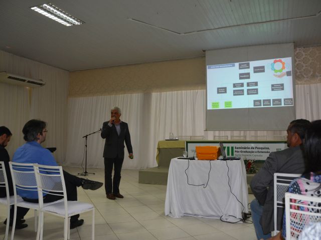 Seminário de Pesquisa, Pós-Graduação e Extensão reúne servidores de 9 campi em Barra de São Francisco