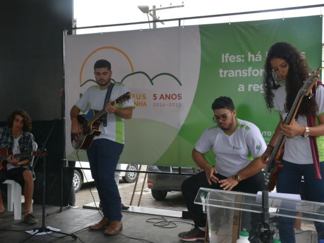 Campus Montanha comemora aniversário de cinco anos com evento na praça da cidade