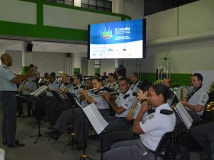 Abertura do Concefor tem Banda da PM e palestra sobre tecnologias na EAD