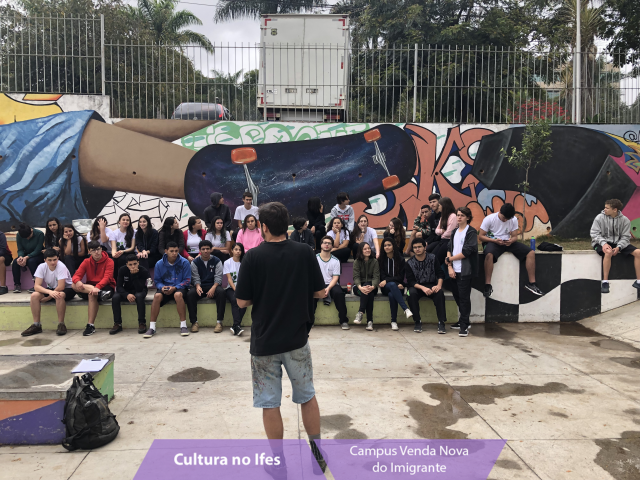 Cultura no Ifes: ensino e artes plásticas compartilham espaço na comunidade escolar