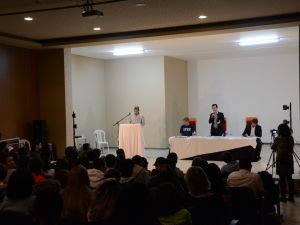 Debate dos candidatos a reitor em Santa Teresa