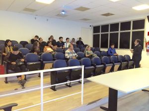 2015 - Aula inaugural da pós em Esporte Coletivo de Quadra Indoor do Campus Vitória