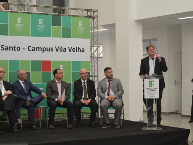 Inaugurações das obras de expansão dos campi Vila Velha e Serra