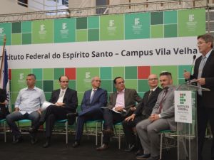 Inaugurações das obras de expansão dos campi Vila Velha e Serra