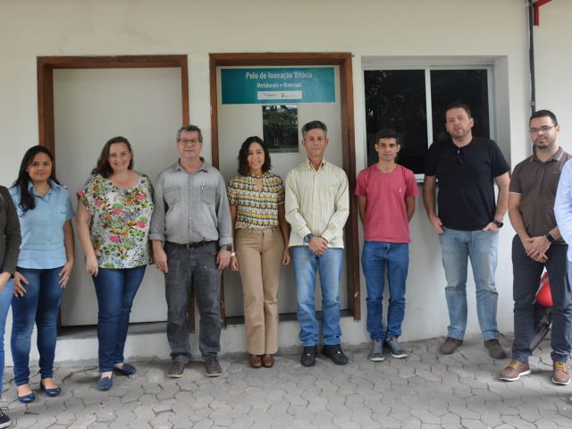 Polo de Inovação Vitória recebe visita de cooperação do Polo IFSULDEMINAS